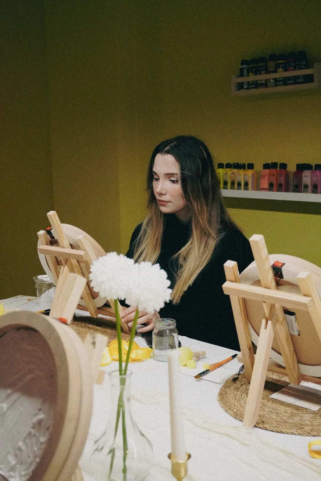 Beyz’Arte atölyesinden bir an